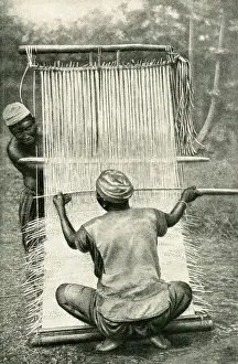 Reeds Prints: Native weaving industry, Cameroon, Central Africa