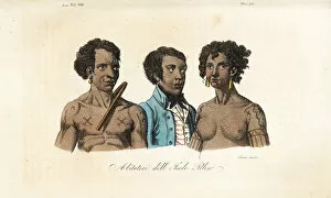 Smallpox Collection: Natives of the island of Palau (Pelew)