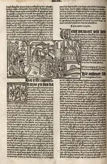 Lubeck Prints: Nativity scene from the Lubeck Bible
