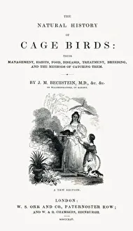 Images Dated 18th July 2018: The Natural History of Cage Birds - Title Page