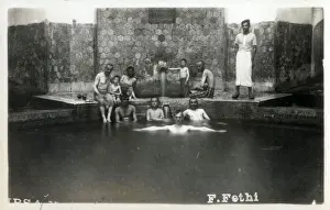 Waters Prints: Natural Hot Spring Bath at Bursa, Turkey
