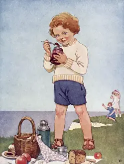 Pic Nic Prints: Naughty Boy Eats Jam