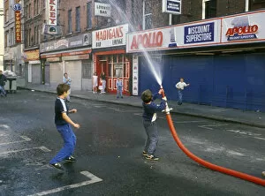 Wise Gallery: Naughty boys with hose pipe, Dublin - 1