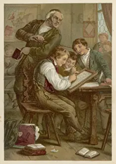 Encouraged Prints: Naughty Schoolboy 1886