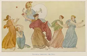 Maids Prints: Nausicaa & her Maids