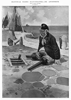 Anchored Prints: Nautical Terms Illustrated - Anchored by Harold Earnshaw