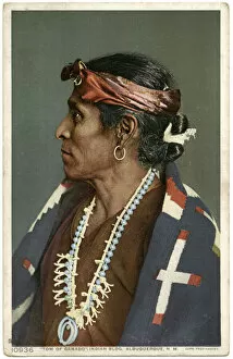 Blanket Collection: Navajo Indian, Albuquerque, New Mexico, USA