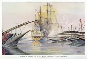Galleys Prints: Naval Action 1640