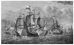 Blake Prints: Naval Action 1652