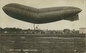 Torres Prints: Naval Airship No3, Astra Torres, after a forced landing