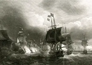 Fleets Prints: Naval Battle Ouessant