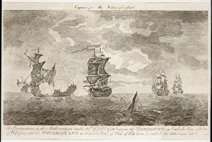 Cartagena Prints: Naval Combat, 1758