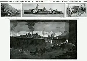 Forts Prints: Naval display at Earls Court by G. H. Davis