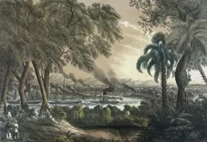 The naval expedition under Com re Perry, assending sic