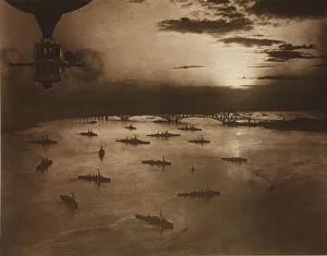 Alongside Gallery: Naval fleet alongside the Forth railway bridge
