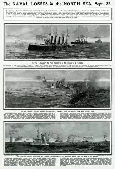 Images Dated 2nd December 2015: Naval losses in North Sea by G. H. Davis