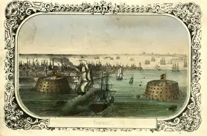 Forts Prints: Naval Operations, Cronstadt, Crimean War