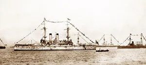Victorias Prints: The Naval Review, Queen Victoria's Jubilee