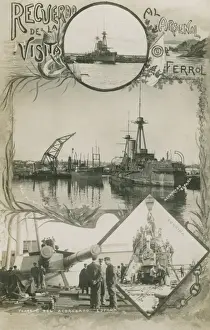 War Ship Prints: Naval Shipyard - Ferrol, Spain