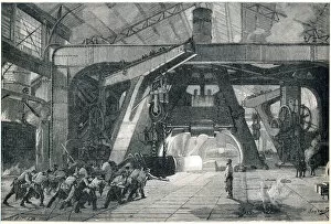 The Naval Steelworks of Saint-Chamond, Loire, France