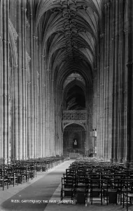 Ceilings Prints: The Nave of Canterbury Cathedral