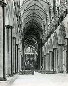 The Nave, Salisbury Cathedral, Wiltshire