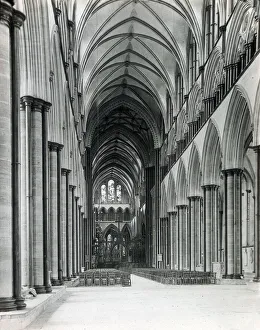 Vaulted Prints: The Nave, Salisbury Cathedral, Wiltshire