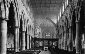 Ceilings Prints: The Nave of Wakefield Cathedral