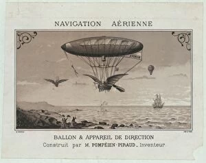 Aerienne Gallery: Navigation aerienne. Ballon & appareil de direction construi