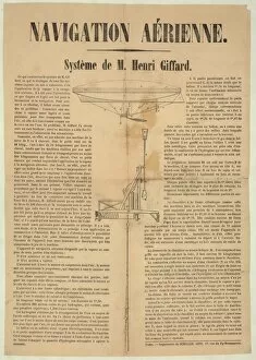 Aerienne Gallery: Navigation aerienne, systeme de M. Henri Giffard