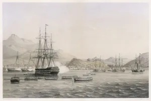 Opium Prints: Navy Attack Fort / China