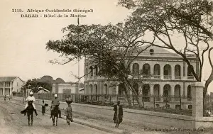 Pedestrian Prints: Navy base (H&#x13496cde la Marine) in Dakar, Senegal