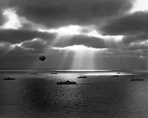Goodyear Prints: US Navy Goodyear K-Series airship on patrol