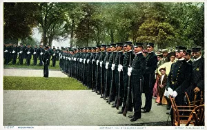 Parading Prints: US Navy Midshipmen on parade