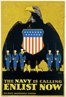 Eagle Collection: US Navy Poster / Wwi