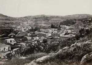 Obstruction Prints: Nazareth from the north West