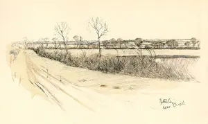 Foxhunt Prints: Near Crick, part of Pytchley Hunt area, Northamptonshire
