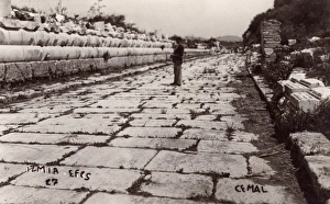 Images Dated 14th February 2011: Near Ephesus - Turkey - Paved Street