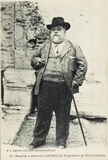 Selcuk Prints: Near Izmir (Smyrna), Turkey - Greek Hotel Owner