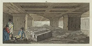 Antiquarian Prints: Necropolis at the ancient Etruscan city of Tarquinia