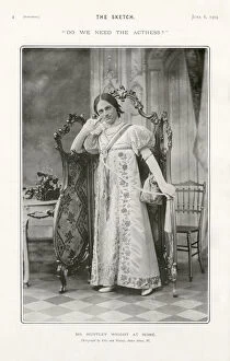 Do we need the Actress?. Mr Huntley Wright at Home Date: 1904