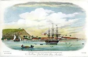 Barbados Prints: Needhams Point, Carlisle Bay, Barbados