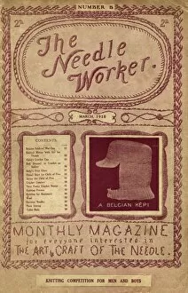 Knitting Gallery: The Needle Worker, WW1 knitting & sewing booklet