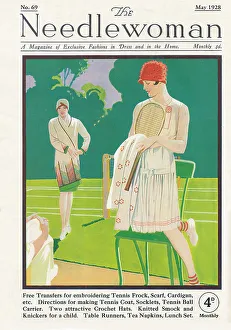 Displaying Prints: The Needlewoman cover May 1928