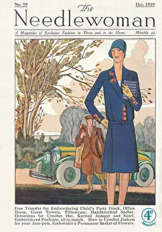 The Needlewoman cover October 1929
