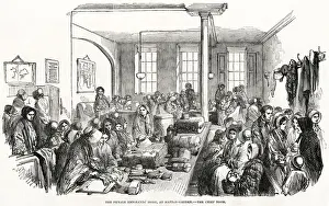 Unemployed Prints: Needlewomen emigrating to Australia - Home at Hatton Garden