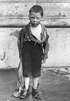 Scruffy Prints: Neglected boy from a South Wales mining district