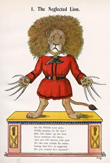 Dejected Prints: The Neglected Lion. The British Lion as Struwwelpeter