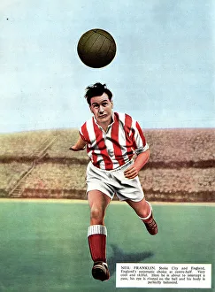 Matthews Prints: Neil Franklin, Stoke City and England footballer