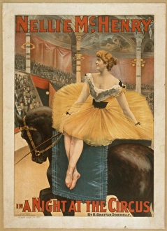 Nellie McHenry in A night at the circus by H. Grattan Donnel Nellie McHenry in A night at the circus by H. Grattan Donnel